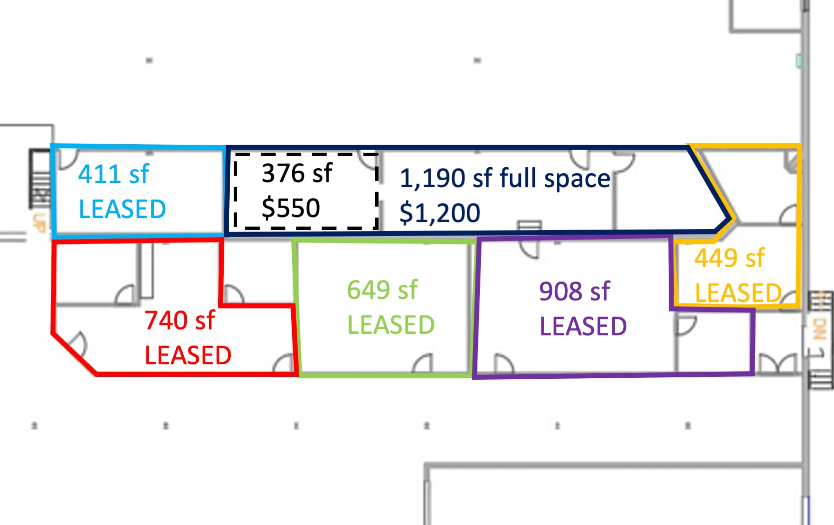 112-118 Jones St, Fuquay Varina, NC à louer Photo intérieure– Image 1 sur 2