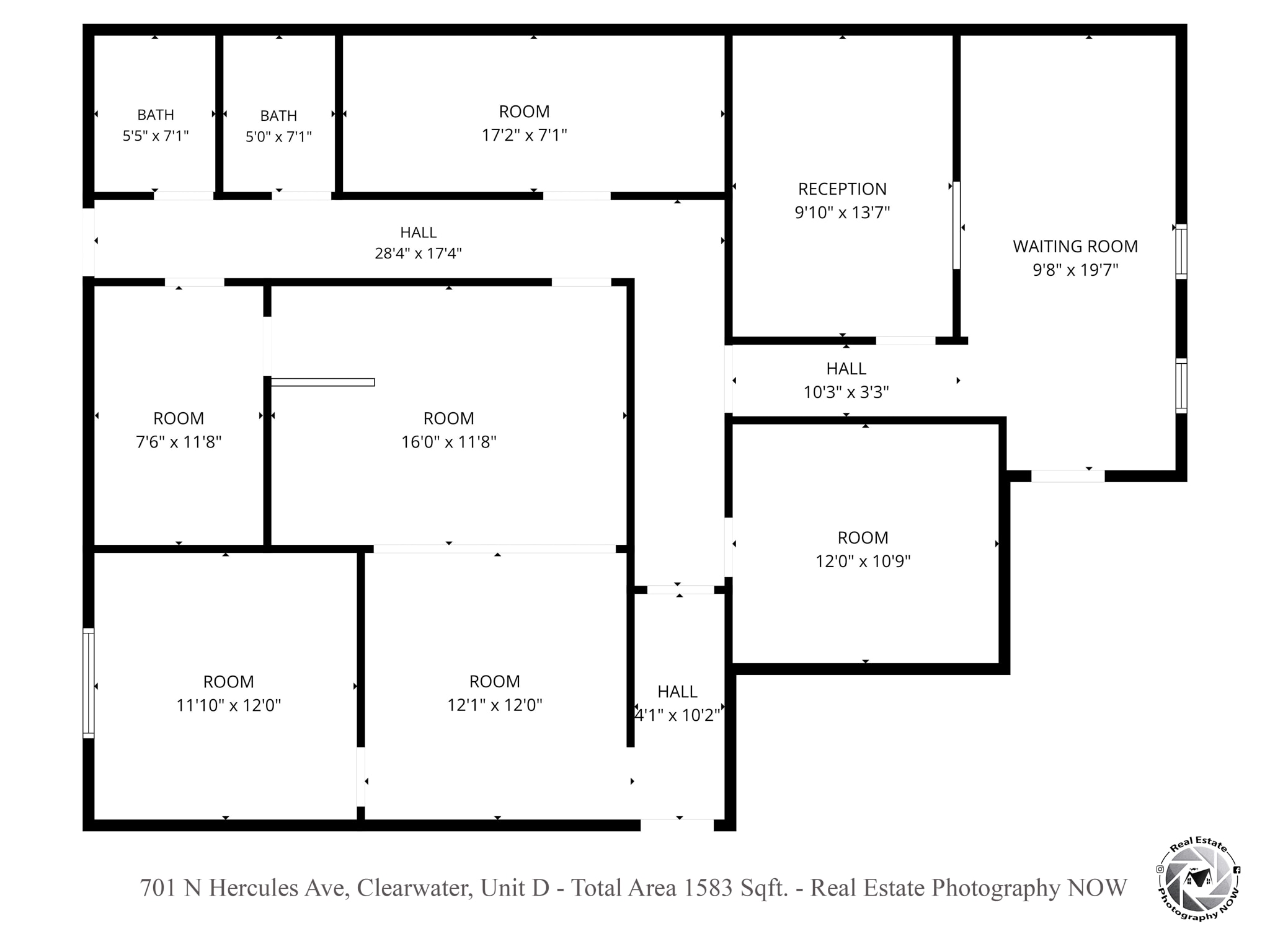 701 N Hercules Ave, Clearwater, FL à vendre Plan d’étage– Image 1 sur 27