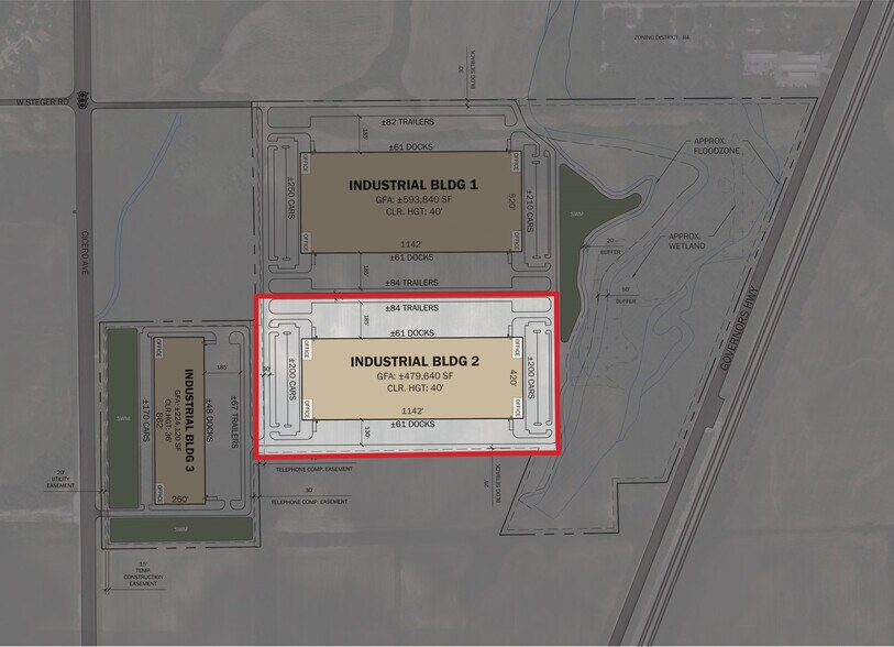 Venture Park 57, University Park, IL à vendre - Plan de site – Image 2 sur 4