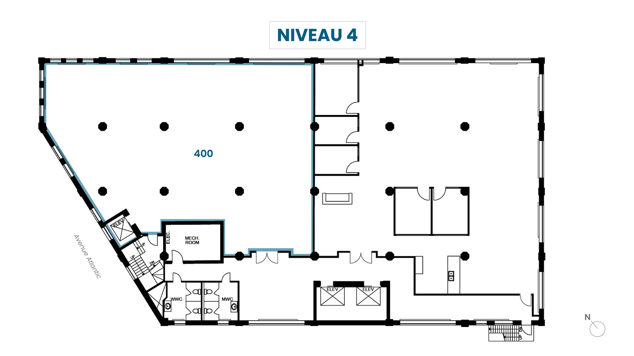 400 Av Atlantic, Montréal, QC à louer Plan d’étage– Image 1 sur 1