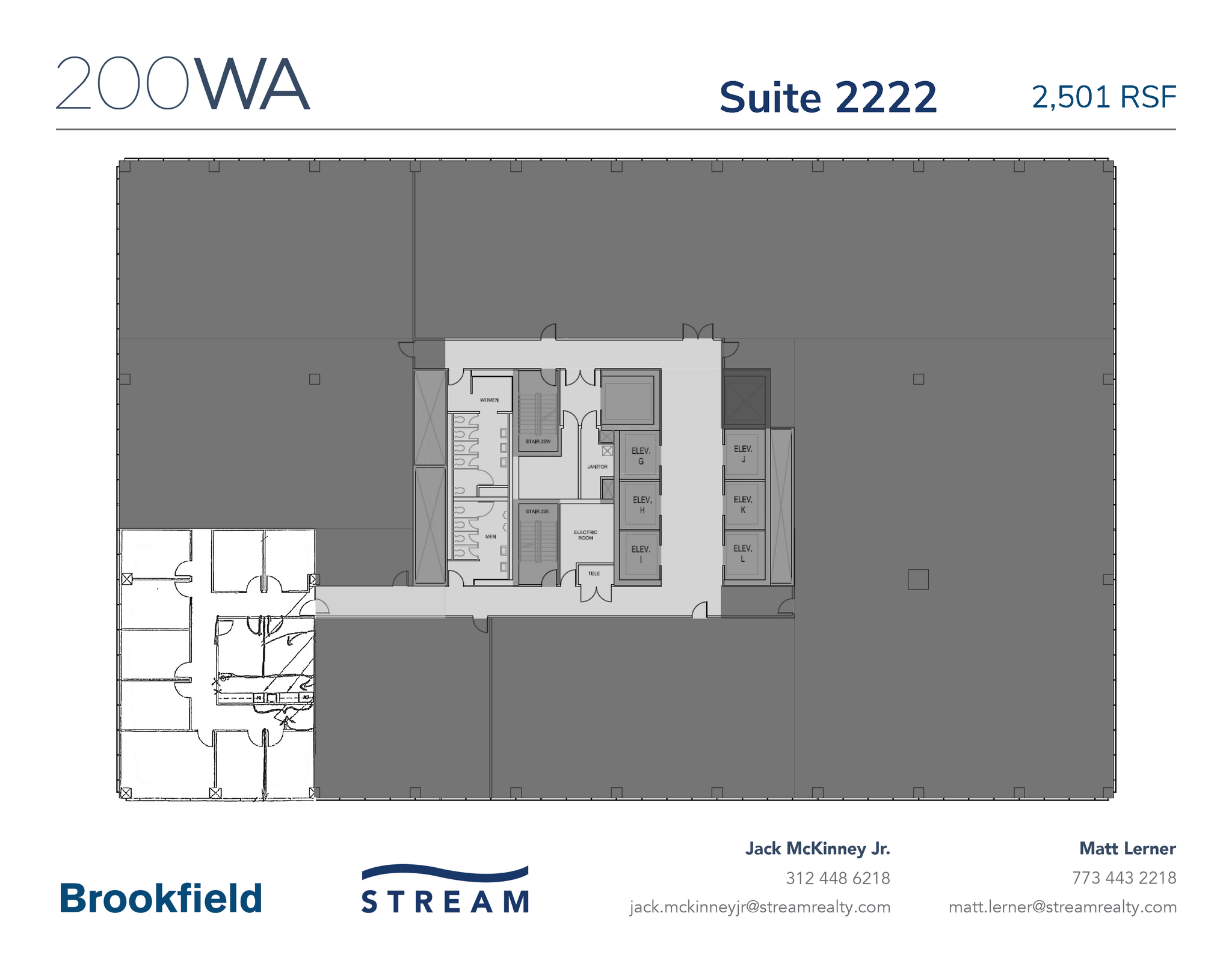 200 W Adams St, Chicago, IL à louer Plan d’étage– Image 1 sur 1