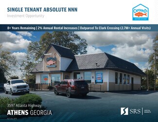 Plus de détails pour 3597 Atlanta Hwy, Athens, GA - Local commercial à vendre