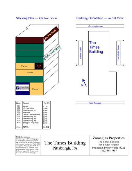 336 Fourth Ave, Pittsburgh, PA à louer - Plan de site – Image 2 sur 2