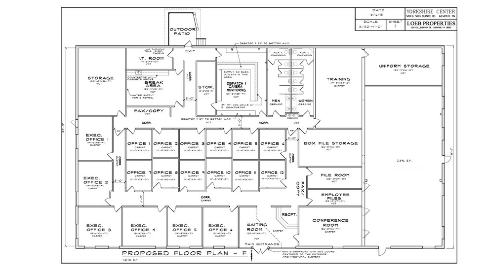 5681-5685 Quince Rd, Memphis, TN à vendre - Plan d’étage – Image 2 sur 5