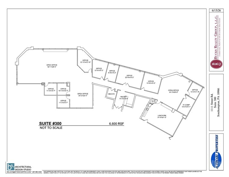 1111 Street Rd, Southampton, PA à louer - Plan d’étage – Image 3 sur 6