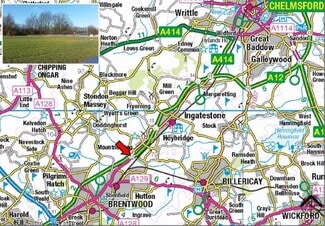 Plus de détails pour Chelmsford Road, Brentwood - Terrain à vendre