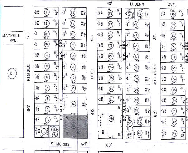 421 E Morris Ave, Modesto, CA à louer - Plan cadastral – Image 2 sur 3