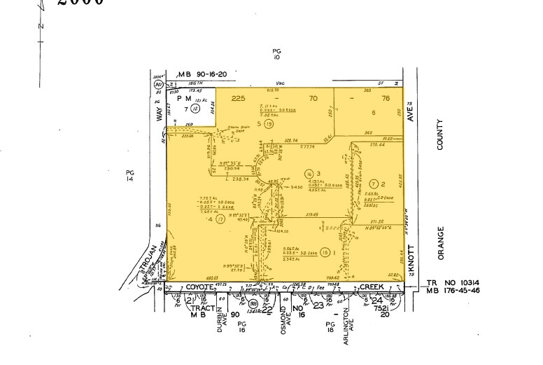 16701-16721 Knott Ave, La Mirada, CA à louer - Plan cadastral – Image 2 sur 2