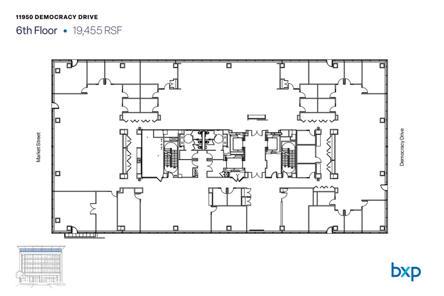 11950 Democracy Dr, Reston, VA à louer - Plan d’étage – Image 2 sur 5