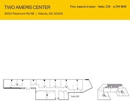 3500 Piedmont Rd NE, Atlanta, GA à louer Plan d’étage– Image 1 sur 1