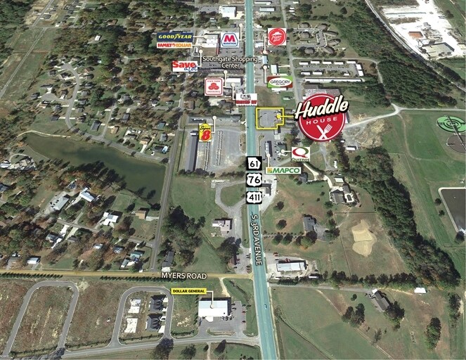 612 S 3rd Ave, Chatsworth, GA à louer - Aérien – Image 2 sur 9