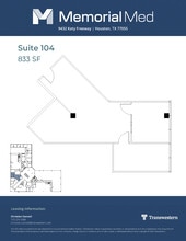 9432 Katy Fwy, Houston, TX à louer Plan d’étage– Image 1 sur 1