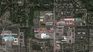 1200-1268 W 86th St, Indianapolis, IN - VUE AÉRIENNE  vue de carte