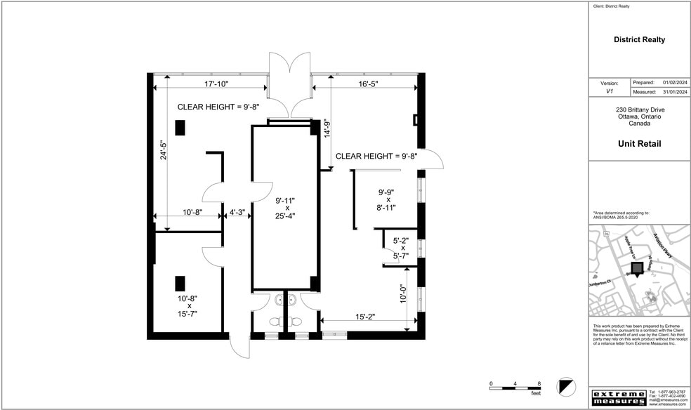 230-240 Brittany Dr, Ottawa, ON à louer - Plan d’étage – Image 3 sur 12