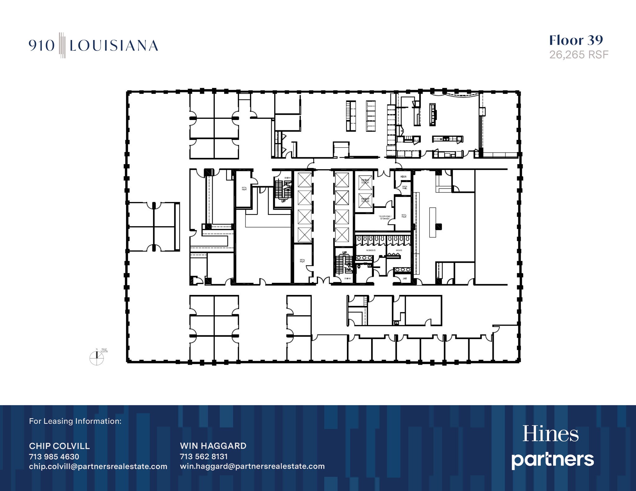 910 Louisiana St, Houston, TX à louer Plan d’étage– Image 1 sur 1