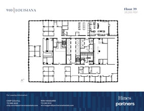 910 Louisiana St, Houston, TX à louer Plan d’étage– Image 1 sur 1