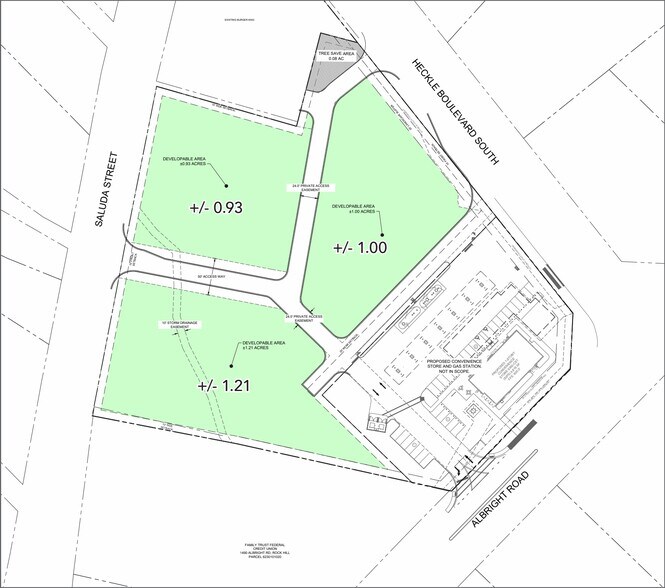 1439 Saluda Street, Rock Hill, SC à vendre - Plan de site – Image 1 sur 1