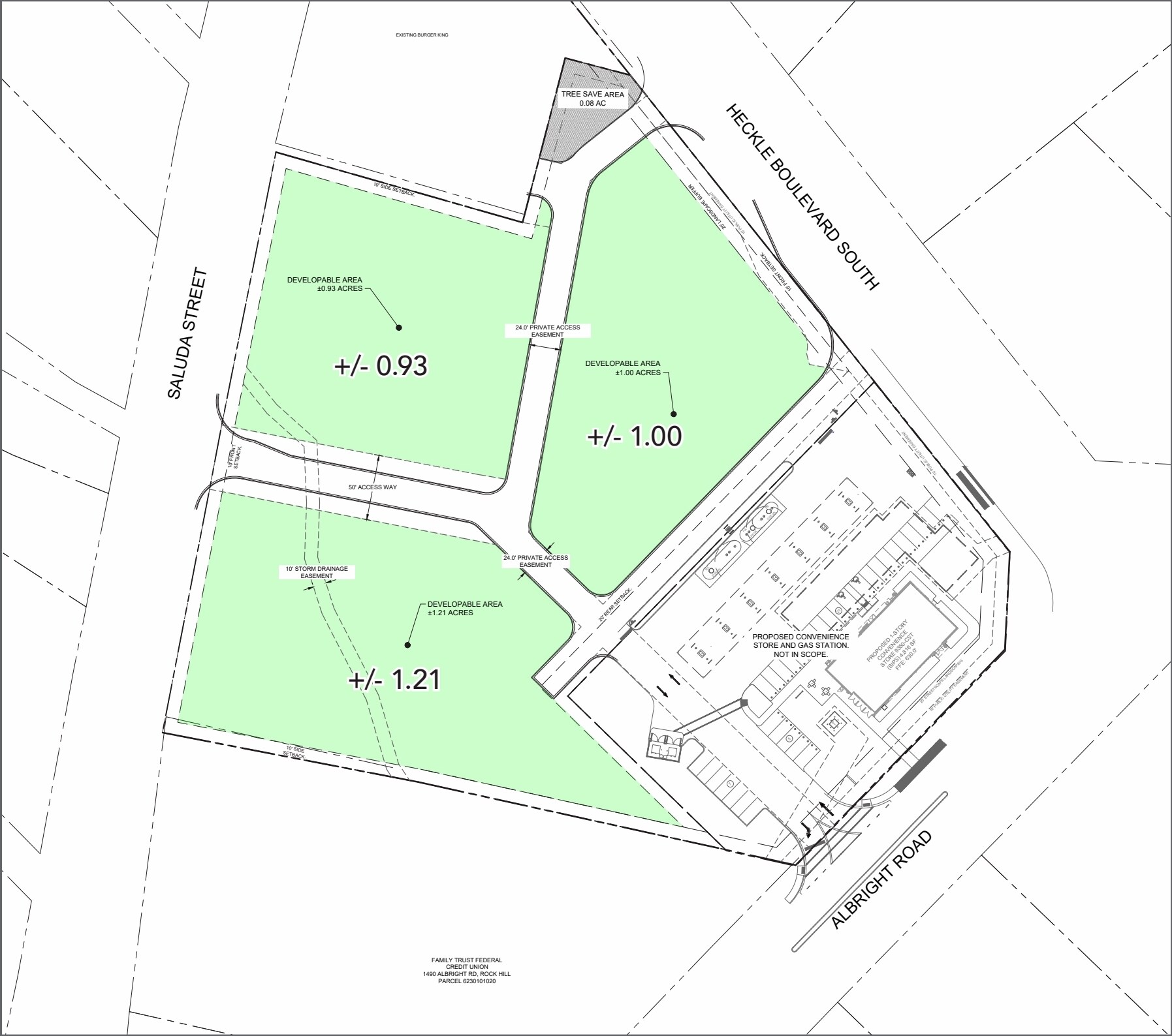 1439 Saluda Street, Rock Hill, SC à vendre Plan de site– Image 1 sur 2