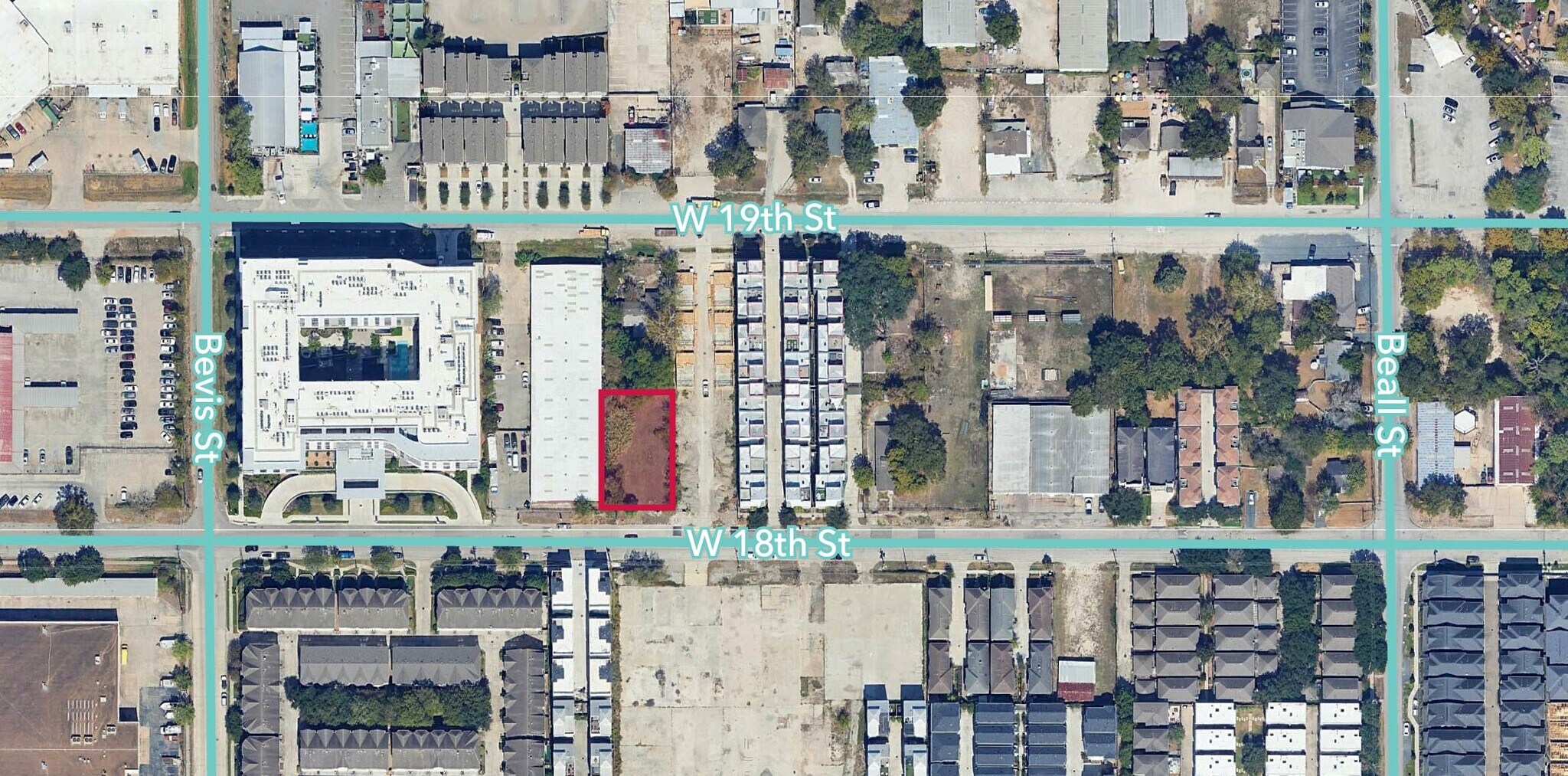 1211 W 18th St, Houston, TX à vendre Aérien– Image 1 sur 2