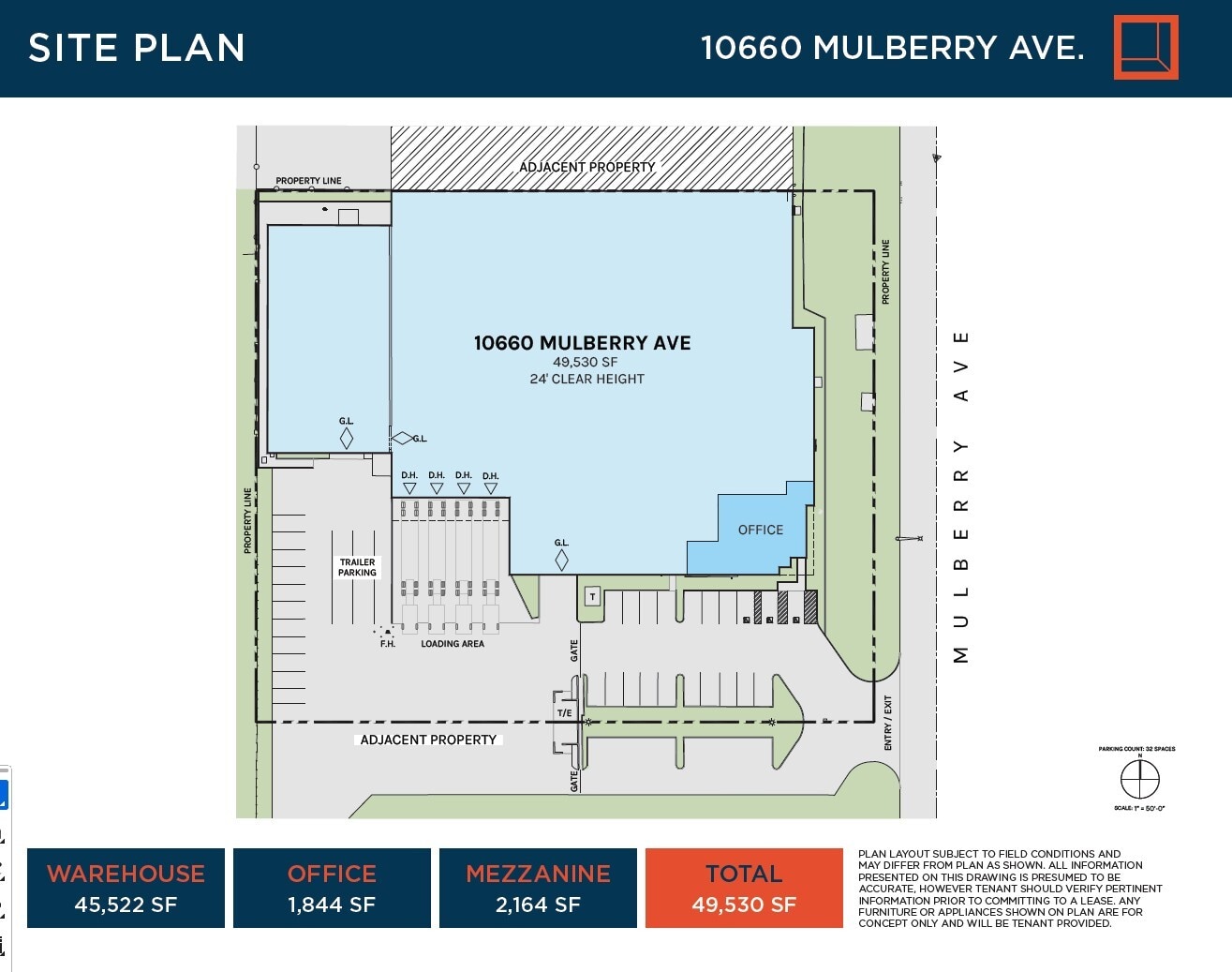 10660 Mulberry Ave, Fontana, CA à louer Plan d’étage– Image 1 sur 1