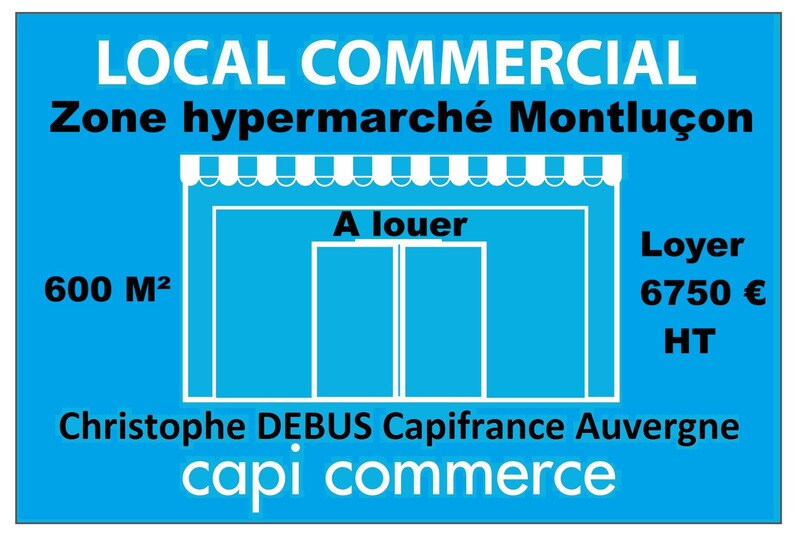Local commercial dans Montluçon à louer Photo de l’immeuble– Image 1 sur 2