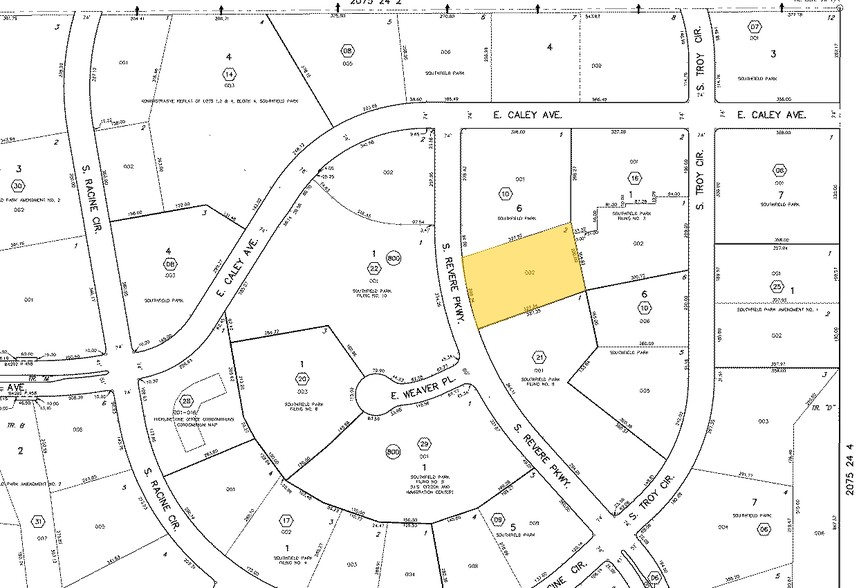 6378 S Revere Pky, Centennial, CO à vendre - Plan cadastral – Image 3 sur 3