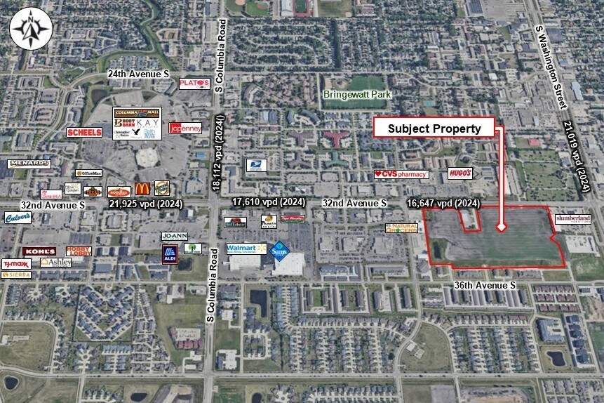 0 32nd Ave S Ave, Grand Forks, ND à vendre - Aérien – Image 2 sur 2