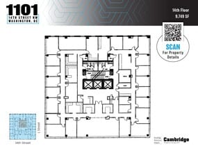1101 14th St NW, Washington, DC à louer Plan d’étage– Image 1 sur 1