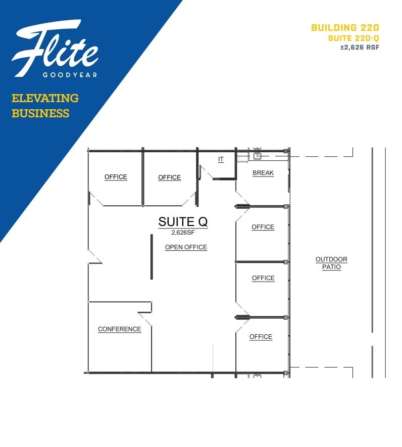 1300 S Litchfield Rd, Goodyear, AZ à louer Plan d’étage– Image 1 sur 6
