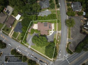 720 North Ave, Macon-Bibb, GA - Vue aérienne vue de carte