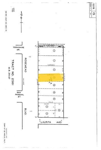 480 S Rosemead Blvd, Pasadena, CA à vendre - Plan cadastral – Image 2 sur 67