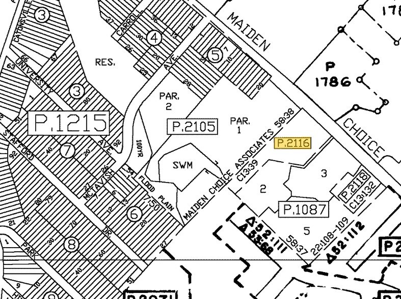 716 Maiden Choice Ln, Catonsville, MD à vendre - Plan cadastral – Image 2 sur 6