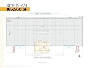 750 Central Ave, University Park, IL à louer Plan de site– Image 1 sur 1