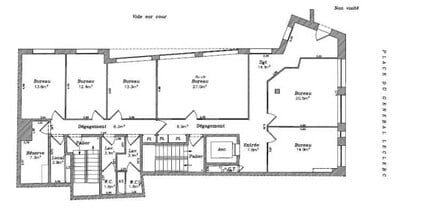 11 Bis Place Du General Leclerc, Levallois-Perret à louer Plan d’étage– Image 1 sur 1