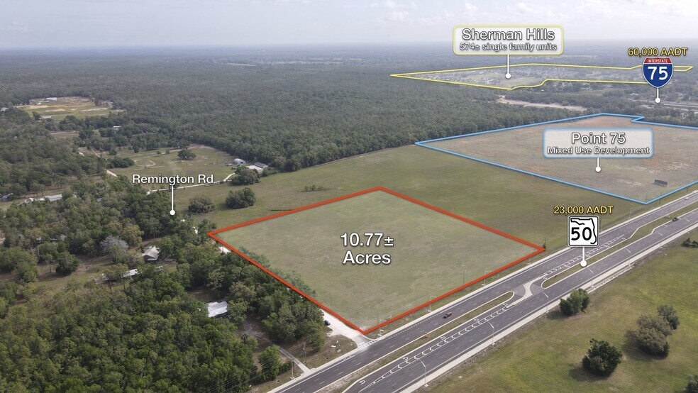 SR 50 & Remington Rd., Brooksville, FL à vendre - Photo de l’immeuble – Image 2 sur 3