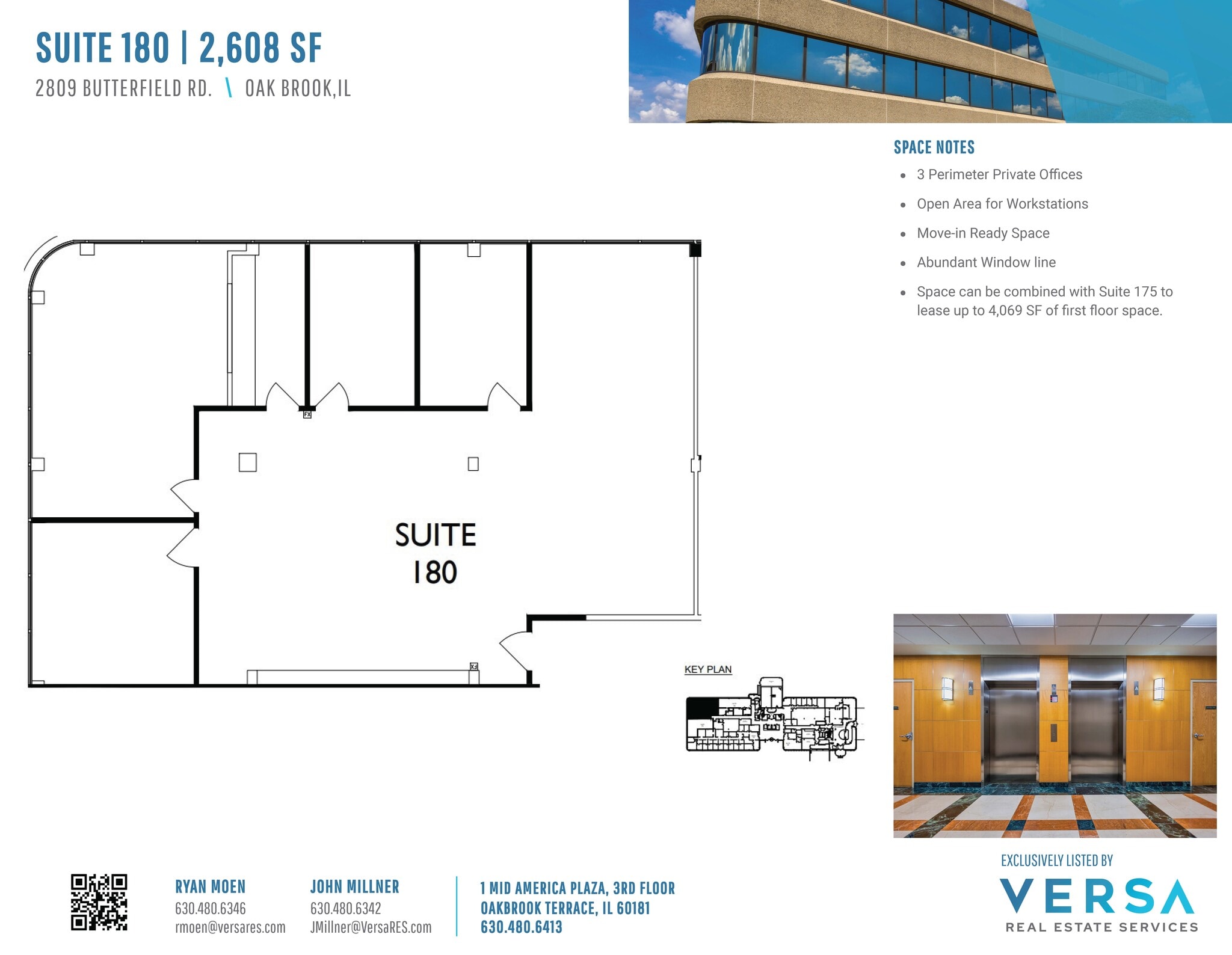 2707 Butterfield Rd, Oak Brook, IL à louer Plan d’étage– Image 1 sur 1