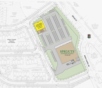 Plus de détails pour Wake Chapel Road Rd, Fuquay-Varina, NC - Local commercial à louer