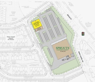 Plus de détails pour Wake Chapel Road Rd, Fuquay-Varina, NC - Local commercial à louer