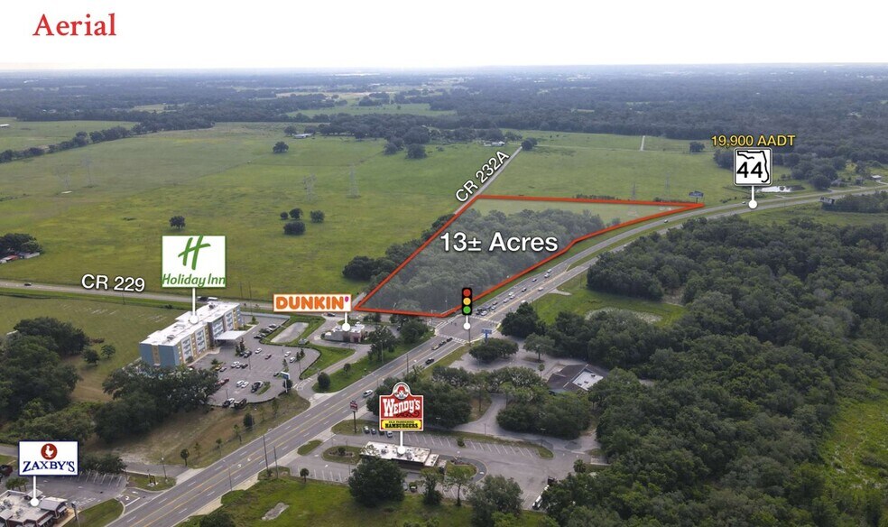 SR 44 & CR 229, Wildwood, FL à vendre - Aérien – Image 3 sur 3