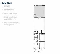 5029-5047 Martin Luther King Fwy, Fort Worth, TX à louer Plan d’étage– Image 1 sur 1
