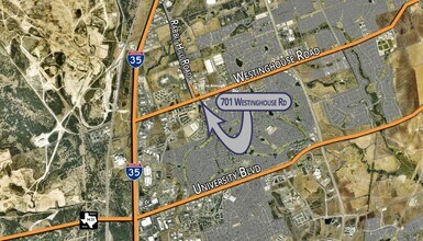 701 Westinghouse Rd, Georgetown, TX - Vue aérienne  vue de carte