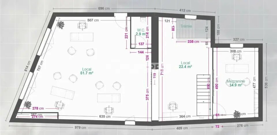 Local commercial dans Malemort à louer Plan d’étage– Image 1 sur 8