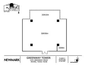 1231 Greenway Dr, Irving, TX à louer Plan d’étage– Image 1 sur 1