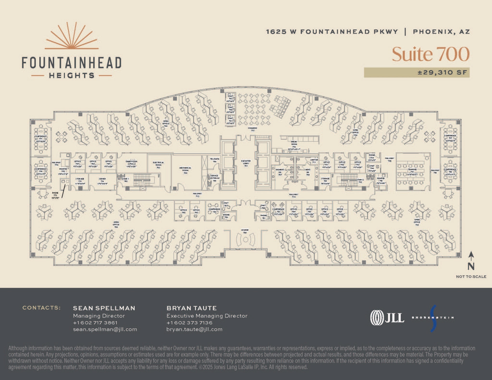 1601 W Fountainhead Pky, Tempe, AZ à louer Plan d’étage– Image 1 sur 1
