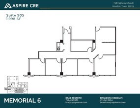 738 Highway 6 S, Houston, TX à louer Plan d’étage– Image 1 sur 2