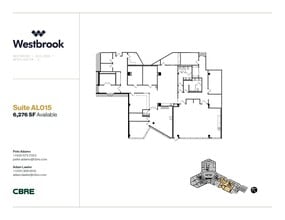 1 Westbrook Corporate Ctr, Westchester, IL à louer Plan d’étage– Image 1 sur 1