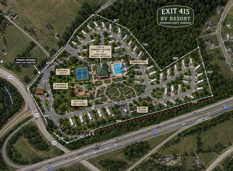 I-40 Exit 415, Dandridge, TN à louer - Photo de l’immeuble – Image 3 sur 33