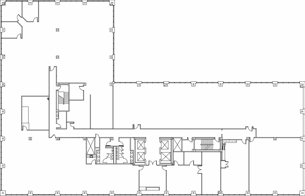411 E Franklin St, Richmond, VA à louer Plan d’étage– Image 1 sur 2