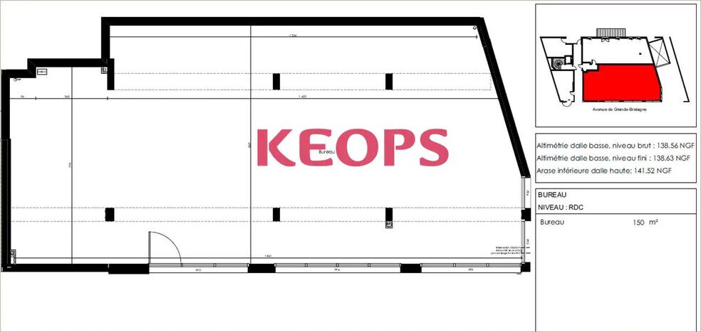 Local commercial dans Toulouse à vendre - Plan d’étage – Image 2 sur 3