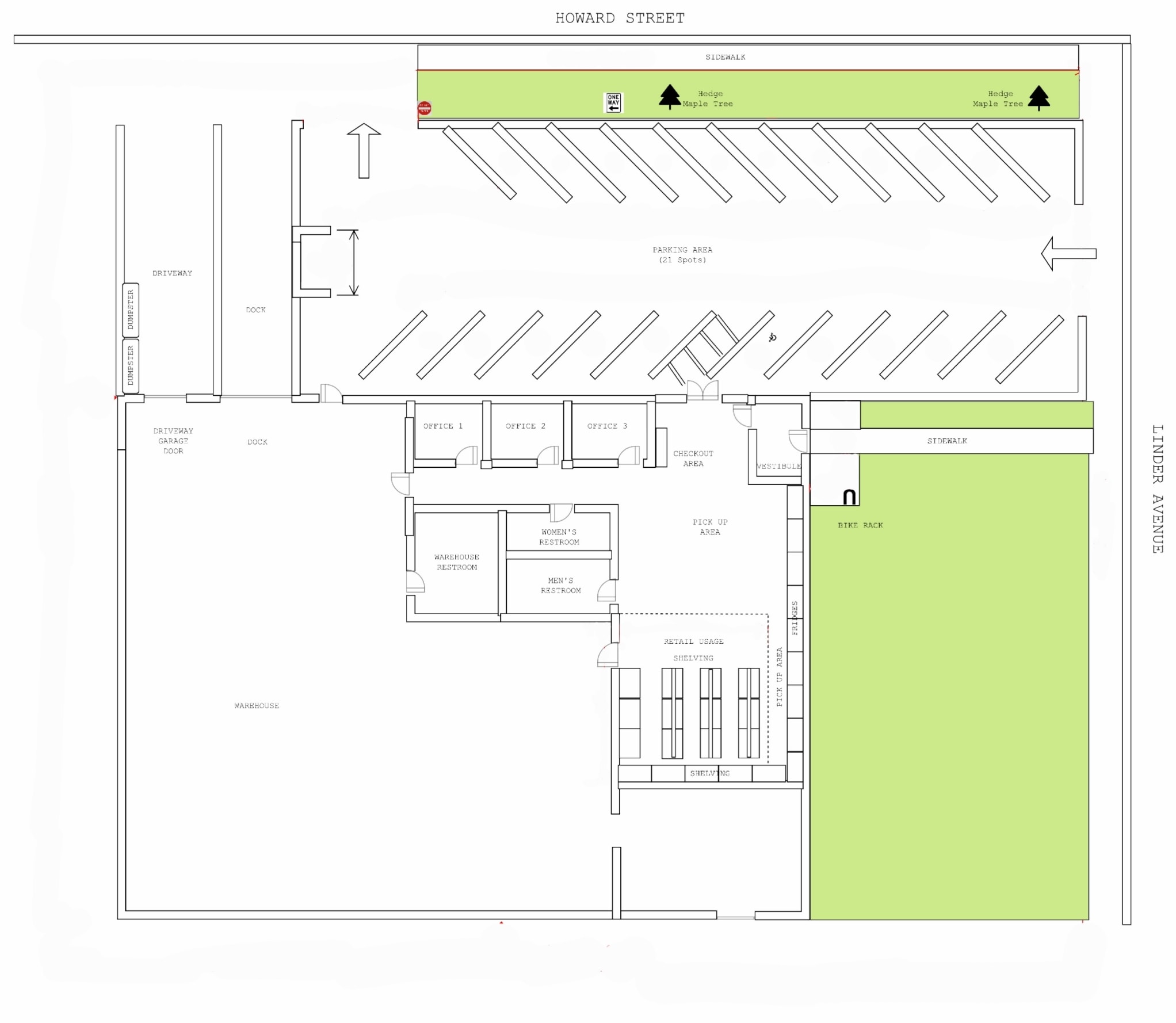 7550 Linder Ave, Skokie, IL à louer Plan d’étage– Image 1 sur 1